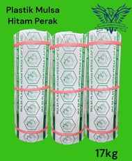 Plastik Mulsa Hitam Perak Cap Elang 17 kg Ukuran 120cm Ketebalan 0.35 micron Untuk Pertanian Elang M