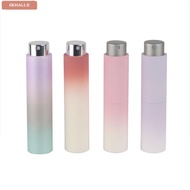 OKHALLO 8ml Perfume Bottle, Refillable Mini Spray Empty Bottle,  Aluminum Portable Atomizer Bottle P