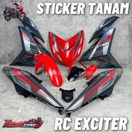 Y15ZR RC EXCITER COVER SET/ Y15ZR RC COVER SET MERAH/ Y15 V1 v2 RC Exciter red edition/ Y15 RC Merah