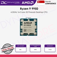 AMD Ryzen 9 9950X 16 cores, 32 threads Desktop CPU / Processor - Tray Version