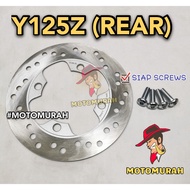YAMAHA Y125Z 125Z Disc Plate REAR/Disc Brake BELAKANG SIAP SKREW 100% HIGH QUALITY "MOTOMURAH"