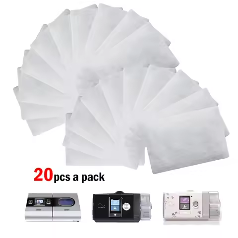 20pcs Disposable Universal Replacement Filters Cotton Filter Sleep Snorer CPAP Replacable ResMed Air