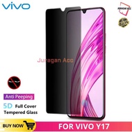 LAYAR TG Anti SPY VIVO Y17 Full Screen Protector - Anti Scratch Privacy Vivo Y17 Full Screen Privacy