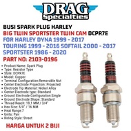 Harley Spark Plug BIG Twin Sportster Twin Cam Dcpr7E 2103-0196 High Quality