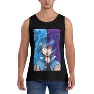 Welcome to Demon-School Iruma-Kun Tank Top Fashion Digital Printed Manga Summer Vest Black