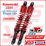 YSS Elegan 250 / J300 (390MM) Gas (DTG) HEAVY DUTY adjustable absorber twinshock Original Kawasaki J