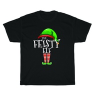 The Feisty Elf Family Matching Group Christmas Funny Holiday T-Shirt