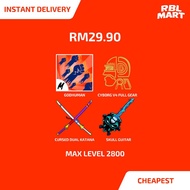 [Promo till 31st March] Godhuman + Cyborg V4 Full Gear + Cursed Dual Katana + Skull Guitar Blox Frui