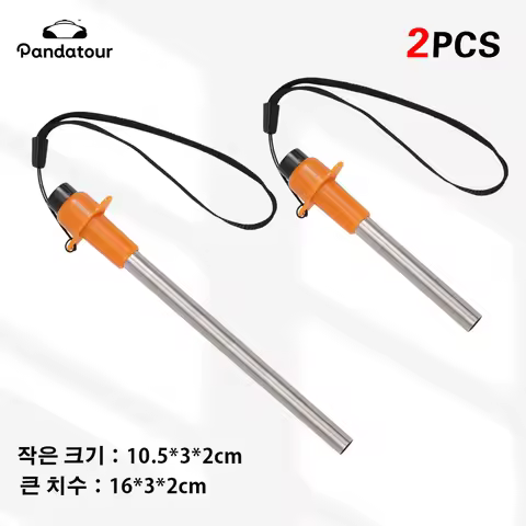Pandatour 1/2PCS Outdoor Camping Mini Electric Lighter Kitchen Household Stove Lgniter Stainless BBQ