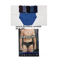 KATUN [1 Box/3Pcs] Romario Cotton Triangle Panties CD9310 / CD3910