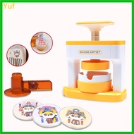 Yuf DIY Pin Badge Button Maker Badge Maker Press Machine with Multiple Mold Sizes
