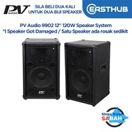 Badan Speaker Ada Sedikit Rosak - PV Audio 9902 12" 120W Speaker System (SILA BELI DUA UNIT UNTUK 2 
