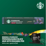 STARBUCKS® Espresso Roast Decaf by NESPRESSO® coffee capsules 10s