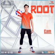 Áo Bóng Chuyền Beyono Root Cam Nam - Áo Thể Thao Cao Cấp Nam Nữ