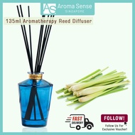 Aroma Sense Lemongrass Aromatherapy Reed Diffuser (135ml)