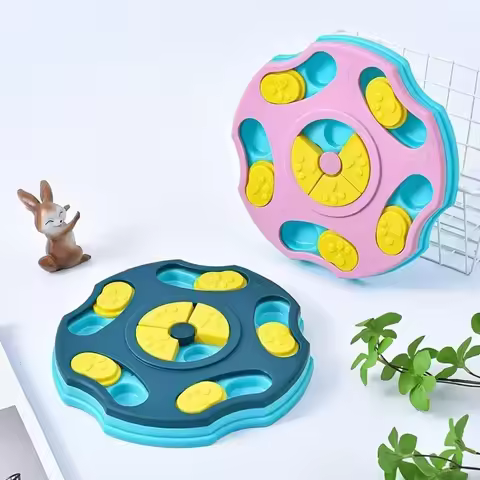 Dog Puzzle Toys Slow Feeder Interactive Increase Puppy IQ Food Dispenser Slowly Eating NonSlip Bowl 