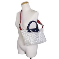 LONGCHAMP LE PLIAGE LGP COLLECTION PVC bag 牛皮 Three ways bag