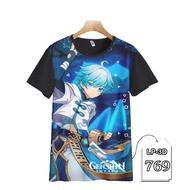Genshin Impact Clothes for Children and Adults 3D Animation Game LP3D-769 Fashion