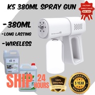 【✨Ready stock】K5 nano spray gun wireless sanitizer spray disinfection disinfection machine spray nano sanitizer machine atomizer spray  無線消毒噴霧槍 消毒枪