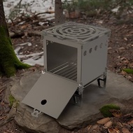 數位 輕便的露營旅行超輕型攜帶式木柴爐 V3。DXF、SVG 文件