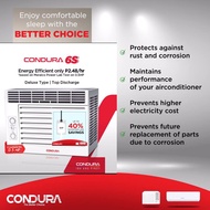 Condura 0.5hp window type aircon inverter grade class R410a