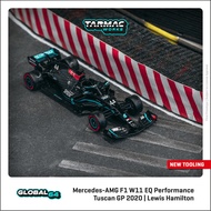 Ready Stock-Lewis Hamilton Mercedes-AMG F1 #44 TARMAC 1/64 Car Model TW
