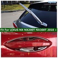 Door Handle Bowl Rear Window Windscreen Wiper Decoration Frame Cover Trim For LEXUS NX NX200T NX300T