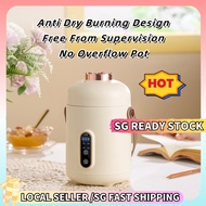 【SG STOCK】 Portable Electric Stew Pot Mini Rice Cooker Multifunction Pot Intelligent Slow Cooker Stew Porridge Soup