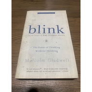 BLINK MALCOLM GLADWELL Novel Book Bestseller