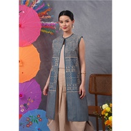 NONA RARA - Butterfly Garut Betawi T5796, batik blouse outer work clothes modernWanita