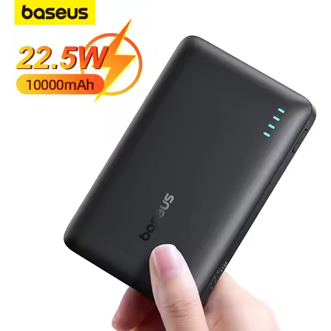 Baseus 22.5W Power Bank 10000mAh Portable Charger PowerBank QC PD Fast Charging External Battery For