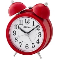 MERAH Seiko QHK035R Alarm Desk Clock - Red