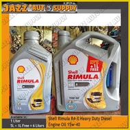 ◆ ▼ △ Shell Rimula R4-X Heavy Duty Diesel Engine Oil 15w-40
