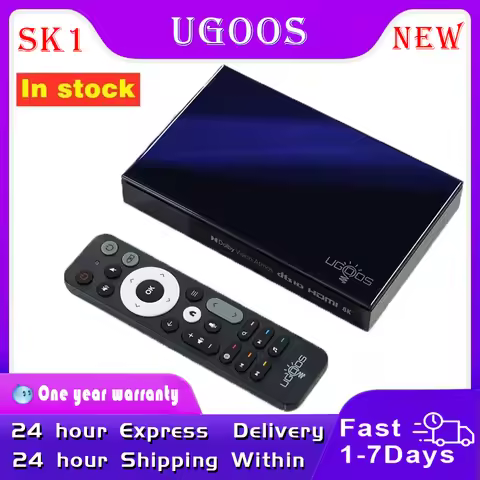 2024 New Ugoos SK1 TV Box Android 11 Amlogic S928X-K 8GB 128GB Wifi6 BT5.3 1000M Smart Set Top Box D