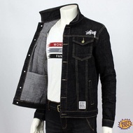 ✦Ready Stock✦ jaket jeans lelaki denim coat Denim jacket jacket men's spring youth Korean version trend handsome slim black coat