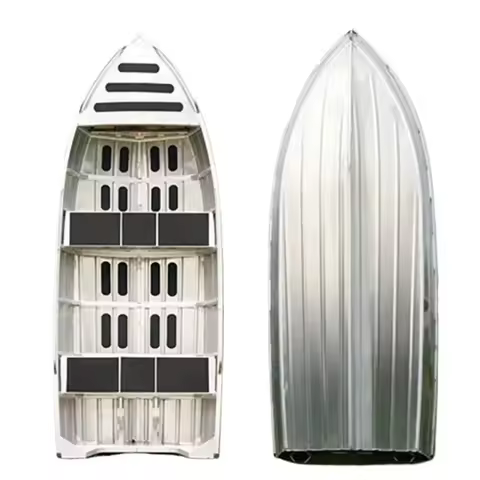 Fishing Boat Aluminium 3.8M 4.2M 4.7M 5.2M 12.5ft B-series Rowing Yacht Welded Deep V Hull Luxury Fi