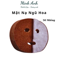 Five Flower Mask, Dinh Lich Seeds | Seaweed Sprout Mask for Skin Whitening for Personal Spa Use Pack
