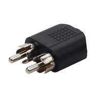 1pcs 3.5mm AUX Female To 2 RCA Male Audio Stereo Jack Headphones Adapter Splitter Connector Universal Jack Headphones Adapter