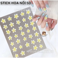 5-Petal Flower Stick, 5D Embossed Flower Stick, summer beach flower 2026
