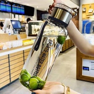 [NEW MODEL] Thermal Glass Bottle with Filter - Drink Tea More Conveniently, Capacity 750ml-1500ml