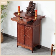 Buddha Shrine Stand Cabinet Altar Altar Guanyin Worship Table God of Wealth Worship Case Buddha Shrine Home with Door Buddha Cabinet Shrine