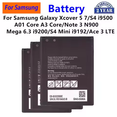EB-BG525BBE B700BE B800BC B600BC Battery For Samsung Galaxy Xcover 5 7 A01 A3 Core Note 3 Mega 6.3 S