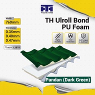 Thung Hing TH ULROLL BOND PU FOAM -Pandan (Dark Green) Metal Deck Metal Roofing