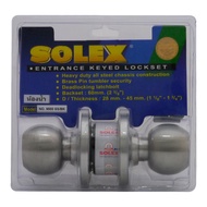 ถูกที่สุด✅  ลูกบิดห้องน้ำหัวกลม SOLEX 9500 SS-BK ลูกบิดประตู ลูกบิด ลูกบิดสแตนเลส SOLEX 9500 SS-BK SS BATHROOM KNOB