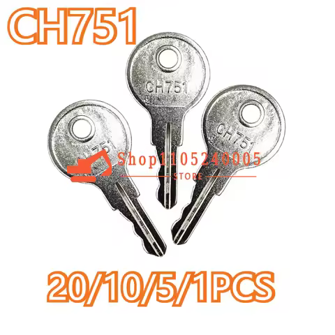 20/10/5/1PCS CH751 New Universal Replacement Keys Metal Rv Storage Cabinet Universal Key for Caravan