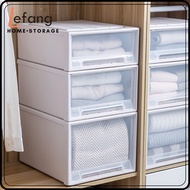 Goods in stock Lefang 13L/21L Multipurpose Wardrobe Clothes Stackable Plastic Storage Box Drawer Sto