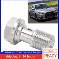 newlanrode DOACT Fuel Injectors Banjo Bolt 7/16in-24 1.5mm Restrictor Stainless Steel for Brake Clut