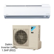 (READY STOCK) DAIKIN R32 1.5HP Standard Inverter Air Conditioner - FTKF Model -FTKF35A / RKF35A-3WMY