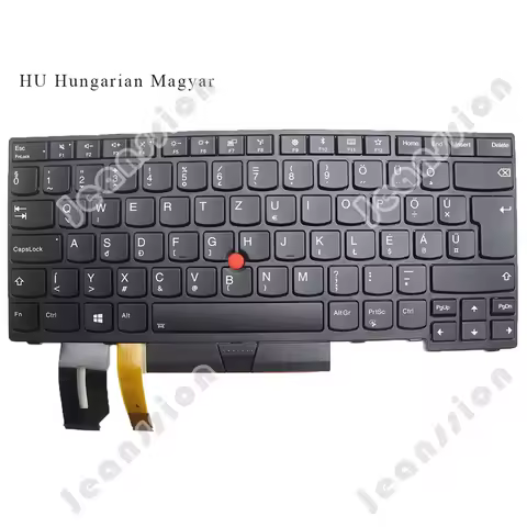 New Spanish Hungarian Nordic Swedish US Keyboard for LENOVO Thinkpad T490 E490 T480S T495 E480 E485 