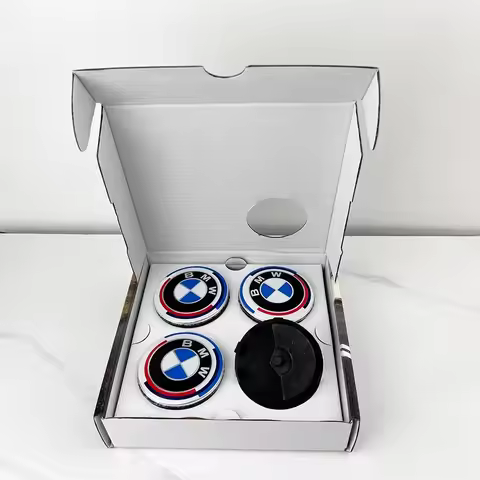 4Pcs For Bmw 50th Anniversary E36 F20 E46 E39 E38 E90 E60 E87 E34 E53 X3 X5 X6 M2 Floating 68mm 56MM